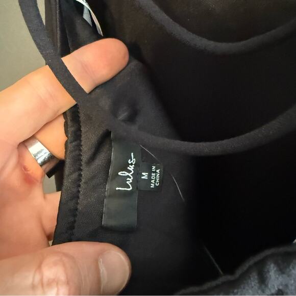 Lulus NWT All This Allure Backless Dress Size M - Picture 7 of 9